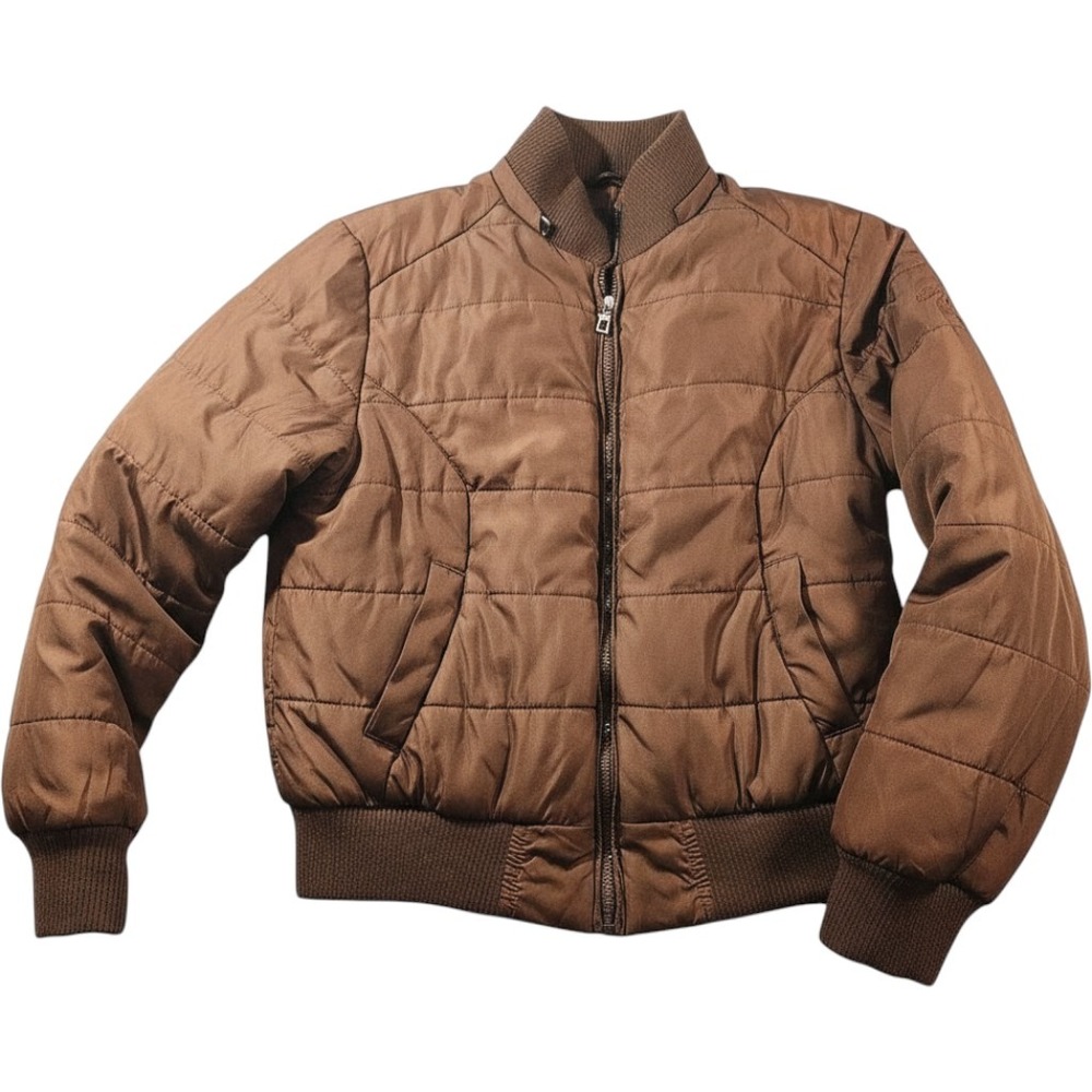 Vintage Y2K Palomares Fashions Of Calif Bomber Jacket Womens M Quilted Moto